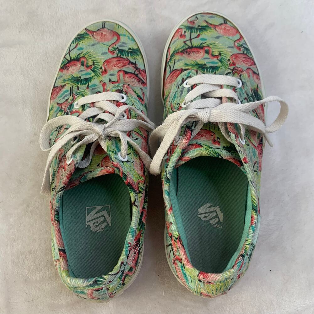 VANS UltraCush Pink Flamingo Tropical Missy 2.5 Kids Girls Sneakers (READ) - Picture 2 of 8